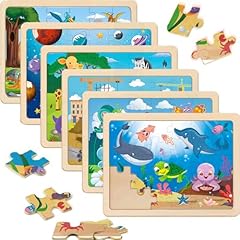 Wooden puzzles kids for sale  Delivered anywhere in USA 