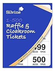 Silvine cloakroom raffle for sale  Delivered anywhere in UK