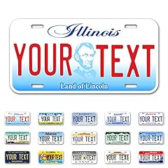 Inkmyplate personalized illino for sale  Delivered anywhere in USA 