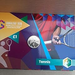 Gibraltar tennis coin for sale  Delivered anywhere in UK
