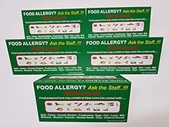 Pack food allergy for sale  Delivered anywhere in UK