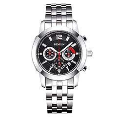 Binlun chronograph watches for sale  Delivered anywhere in UK
