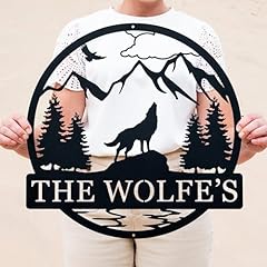 Personalized wolf howling for sale  Delivered anywhere in USA 
