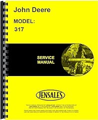 John Deere 317 Lawn & Garden Tractor Service Manual for sale  Delivered anywhere in USA 