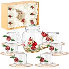 Pcs floral glass for sale  Delivered anywhere in USA 