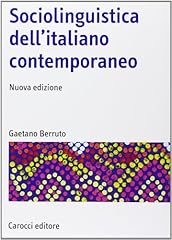 Sociolinguistica dell italiano usato  Spedito ovunque in Italia 