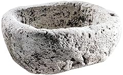 Fioriere mortaio Decogarden pietra antica (Cm. 37x29xH15 Peso 13 Kg.) usato  Spedito ovunque in Italia 