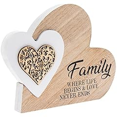 Plaque double heart for sale  Delivered anywhere in UK