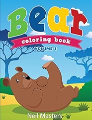Bear coloring book for sale  Delivered anywhere in UK