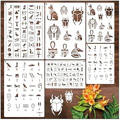 Egyptian hieroglyphs stencils for sale  Delivered anywhere in USA 