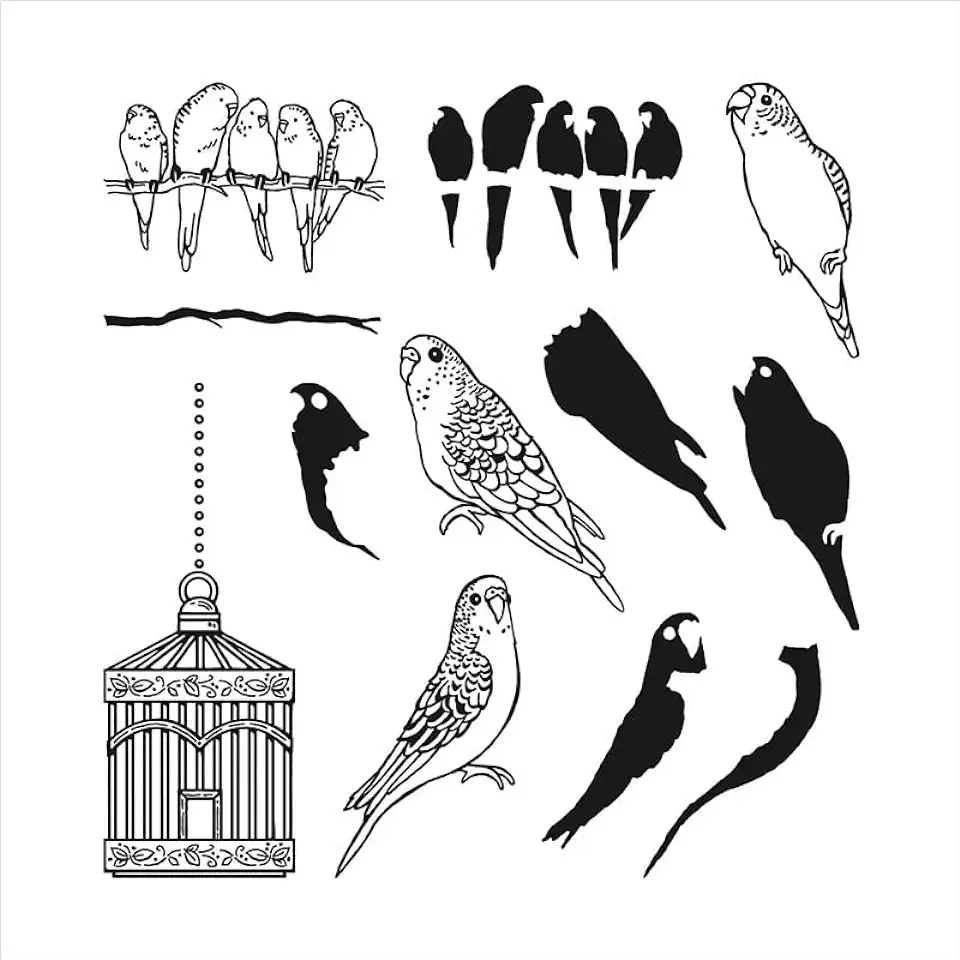 Birdcage -catalogus sterft duidelijk postzegels for papieren maken embossing framekaartje Craft (Color : Stamps) tweedehands  