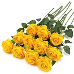 Yellow fake roses for sale  Delivered anywhere in USA 