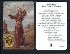 Francis prayer card for sale  Delivered anywhere in UK