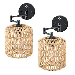 Rattan wall sconce for sale  Delivered anywhere in USA 