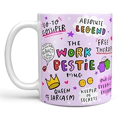 Work bestie mug for sale  Delivered anywhere in UK