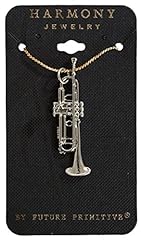 Trumpet necklace silver for sale  Delivered anywhere in USA 