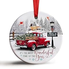 Red truck christmas for sale  Delivered anywhere in USA 