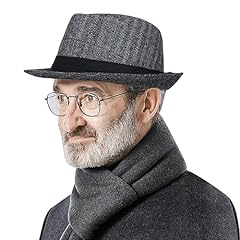 Men wool fedora for sale  Delivered anywhere in UK