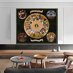 Wandkunst leinwand todsünden gebraucht kaufen  Wird an jeden Ort in Deutschland
