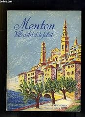 Menton. ville art d'occasion  Livré partout en France