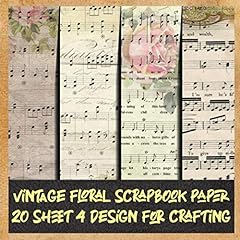 Vintage floral scrapbook for sale  Delivered anywhere in USA 