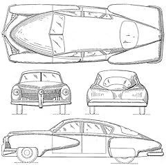 Tucker torpedo blueprint for sale  Delivered anywhere in UK
