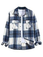 Zaful mens flannel for sale  Delivered anywhere in USA 