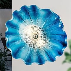 Blue glass wall for sale  Delivered anywhere in USA 