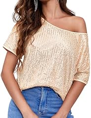 Sequin shirts women for sale  Delivered anywhere in USA 