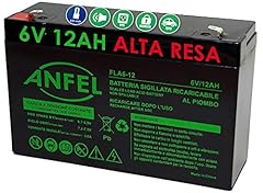 Anfel 12ah batteria usato  Spedito ovunque in Italia 
