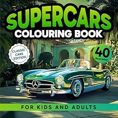 Supercars colouring book for sale  Delivered anywhere in UK