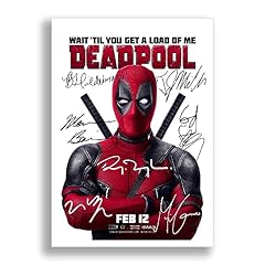Deadpool cast signed for sale  Delivered anywhere in UK