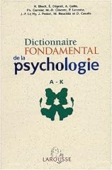 Dictionnaire fondamental psych d'occasion  Livré partout en France