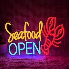 Seafood open neon for sale  Delivered anywhere in USA 