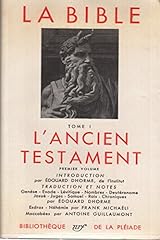 Bible. ancien testament d'occasion  Livré partout en France