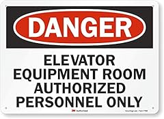 Danger elevator equipment for sale  Delivered anywhere in USA 