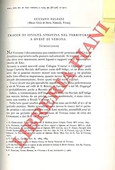 Tracce civilta atestina usato  Spedito ovunque in Italia 