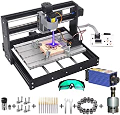 Used, MYSWEETY 2 in 1 7000mW CNC 3018 Pro Engraver Machine, GRBL Control 3 Axis DIY CNC Router Kit with 7W Module Kit, Plastic Acrylic PCB PVC Wood Carving Milling Engraving Machine with Offline Controller for sale  Delivered anywhere in Canada