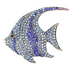 Rhinestone blue fish for sale  Delivered anywhere in USA 