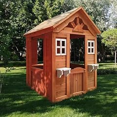 Outdoor playhouse wooden for sale  Delivered anywhere in USA 