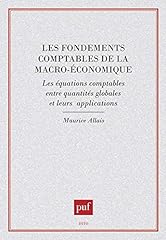 Fondements comptables macro d'occasion  Livré partout en France