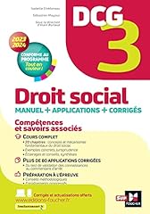 Dcg droit social d'occasion  Livré partout en France