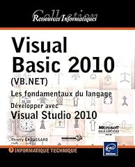 Visual basic 2010 d'occasion  Livré partout en France