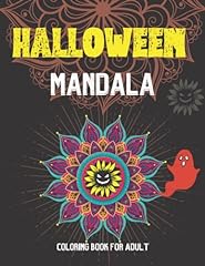 Halloween mandala coloring for sale  Delivered anywhere in UK