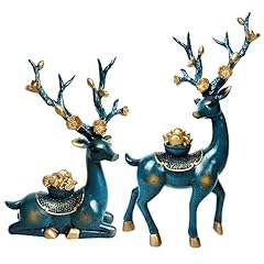 Blue deer ornament for sale  Delivered anywhere in USA 