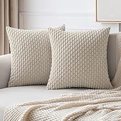 Miulee corduroy cushion for sale  Delivered anywhere in UK