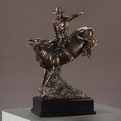 Used, Marian Imports F54246 Cowboy Bronze Plated Resin Sculpture for sale  Delivered anywhere in Canada