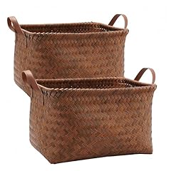 Woven storage basket for sale  Delivered anywhere in UK