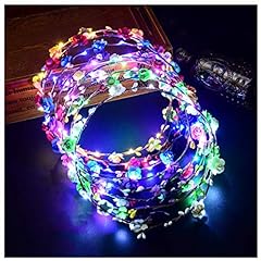 Led flower headband for sale  Delivered anywhere in UK