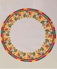 Round hand embroidered for sale  Delivered anywhere in USA 